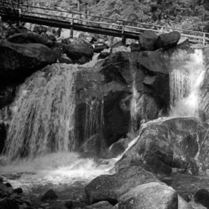 View to Triberg cascades at Black Forest, Germany 1930s View to Triberg cascades at Black Forest, Germany 1930s